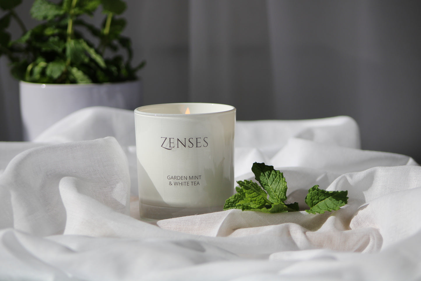 Garden Mint & White Tea Candle